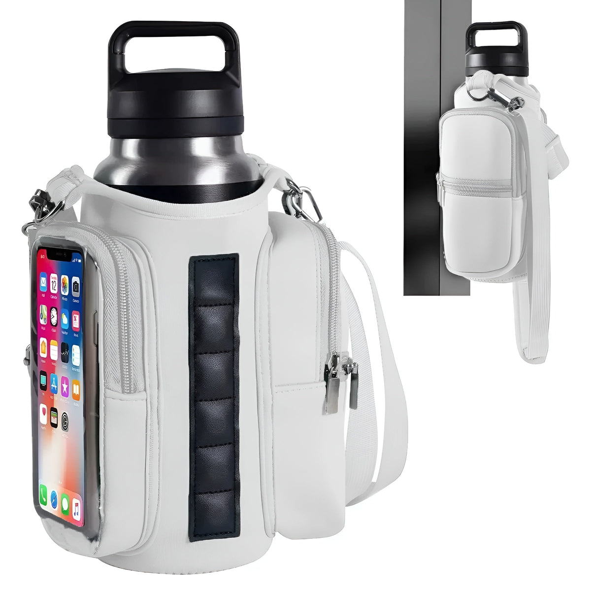 RACKD Carry blanca con botella