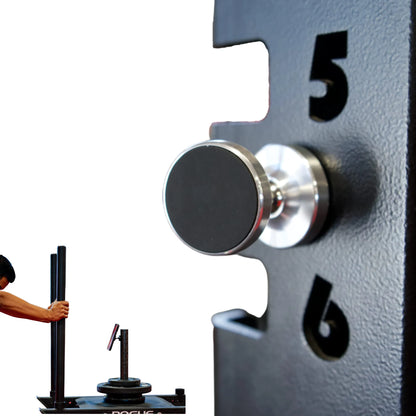 RACKD MagMount plata fijado a un rack